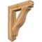 Ekena Millwork Funston Arts & Crafts Rough Sawn Bracket, Western Red Cedar, 6"W x 32"D x 38"H BKT06X32X38FST03RWR - alternate 1